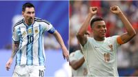 Lionel Messi y Kylian Mbappé