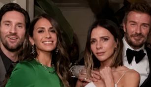 Lionel Messi, Antonela Roccuzzo, Victoria Beckham, David Beckham