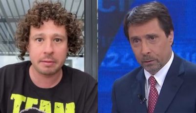 Luisito Comunica y Eduardo Feinmann