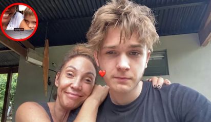 Ernestina Pais y su hijo Benicio Guyot 