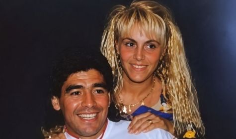 Claudia Villafañe y Diego Maradona