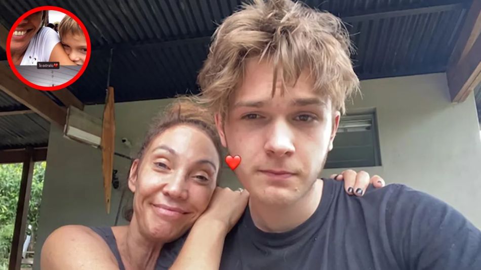 Ernestina Pais y su hijo Benicio Guyot 