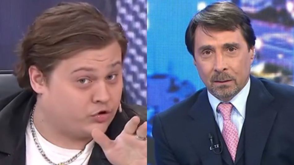 Luca Martin y Eduardo Feinmann