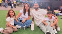 Lucas Trejo, su esposa Yani Maranella y sus hijos Ainhoa y Aaron 
