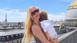 Las mejores fotos del increíble paseo por el Sena de Nicole Neumann y su hijo, Cruz Urcera