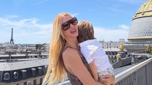 Nicole Neumann y su hijo Cruz