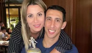 Jorgelina Cardoso y Ángel Di María