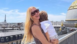 Nicole Neumann y su hijo Cruz