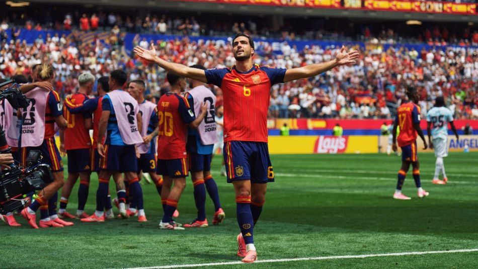 El gol de Mikel Merino para España ante Bélgica en el Mundial 2026