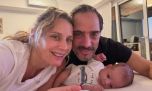 Isidro, el hijo de Rocío Marengo y Eduardo Fort, probó la manzana por primera vez