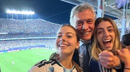 Antonia Macri, Mauricio Macri y Valentina Barbier