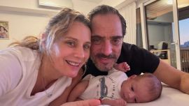 Isidro, el hijo de Rocío Marengo y Eduardo Fort, probó la manzana por primera vez