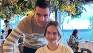 Magui Alcacer y Giovani Lo Celso