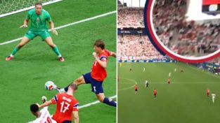 Polémico gol de empate de Inglaterra ante Noruega