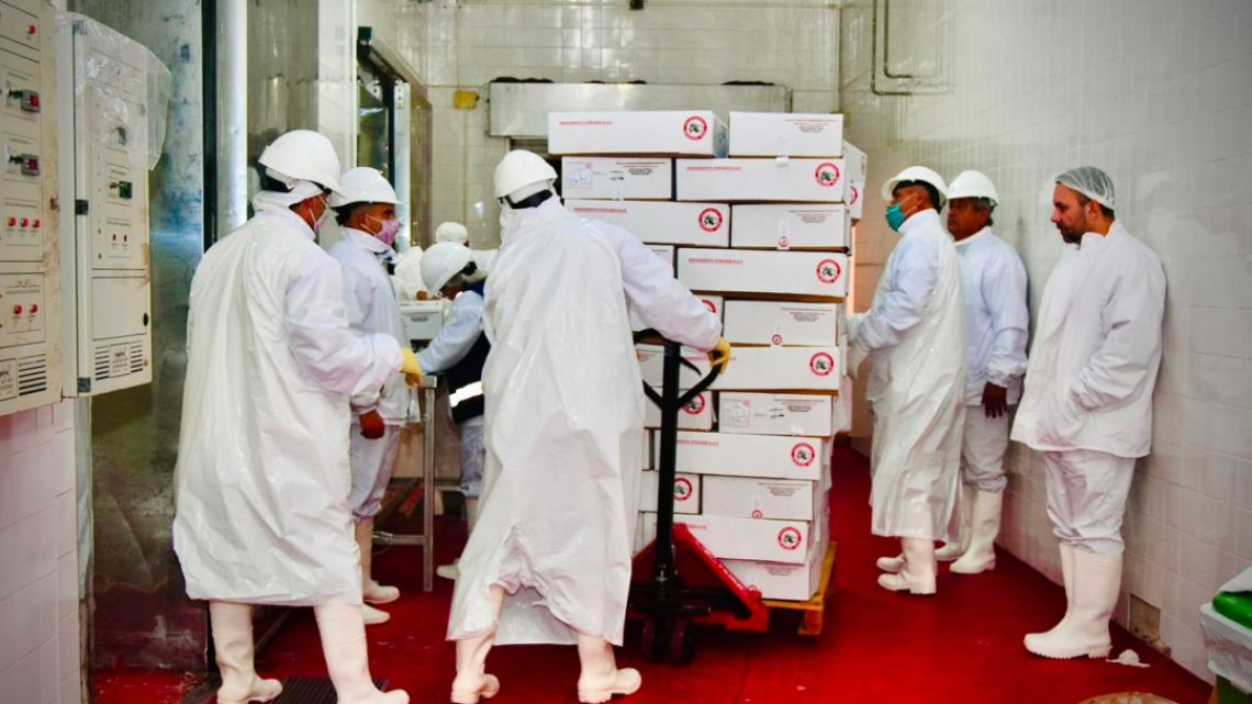 Chaco exportó un nuevo cargamento de carne caprina a Arabia Saudita