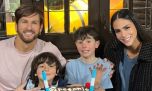 Así fue el cumpleaños de Gregorio y Fermín, los hijos de Axel: partido de fútbol con los abuelos, torta compartida y toro