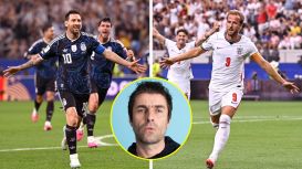La inesperada confesión y la predicción de Liam Gallagher en la previa del partido entre Argentina e Inglaterra