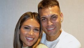 Agustina Gandolfo y Lautaro Martínez