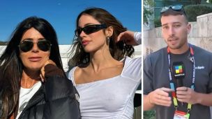 Tini Stoessel, su madre y el periodista Martín Salwe