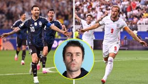 Liam Gallagher, Lionel Messi y Harry Kane