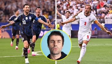 Liam Gallagher, Lionel Messi y Harry Kane