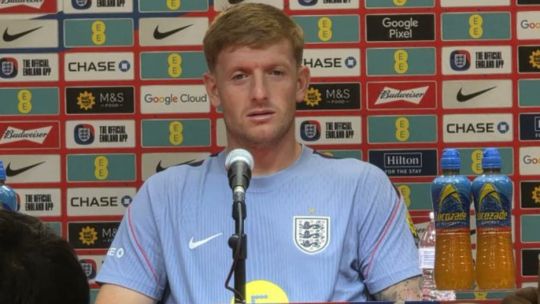 Al igual que Scaloni, el arquero de Inglaterra le quitó tensión al cruce contra Argentina: "Es solo un partido de fútbol"