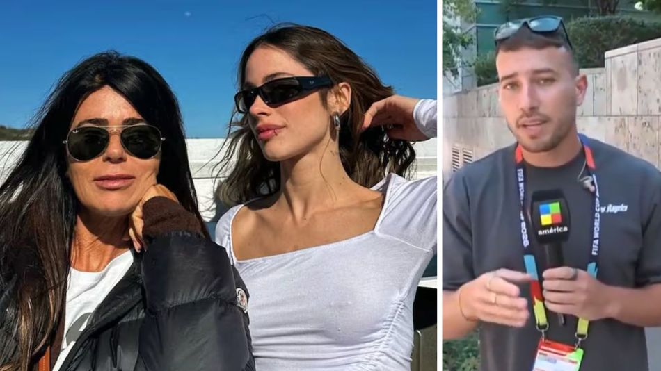 Tini Stoessel, su madre y el periodista Martín Salwe