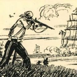 Ilustración de la gesta de 1827. | Foto:Cedoc.
