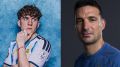 Colo Barco y Lionel Scaloni
