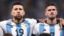 Nicolás Otamendi y Rodrigo de Paul