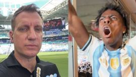 Maxi López contra el influencer Speed tras su intento de "mufar" a la Argentina: "Vigilante"