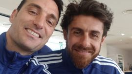 El divertido video sobre la relación entre Scaloni y su ayudante Pablo Aimar