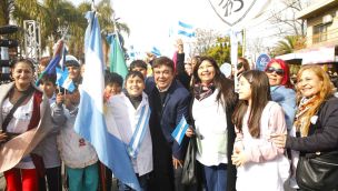 Fernando Espinoza en el Día de la Independencia
