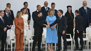 Macron en el desfile militar anual del Día de la Bastilla 14072026