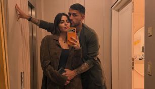 Leandro Paredes y Camila Galante