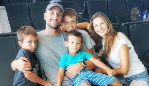 Manu Ginóbili, Many Oroño y sus hijos
