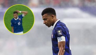 Kylian Mbappé reacciona tras la derrota por 0-2, durante el partido de semifinales de la Copa Mundial de la FIFA 2026 entre Francia y España