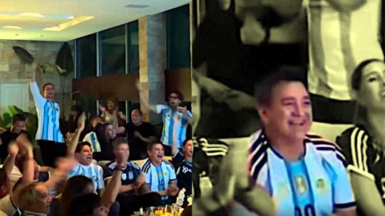 Martín Insaurralde vio el partido de Argentina con el hermano de un juez que intervino en la causa Yategate