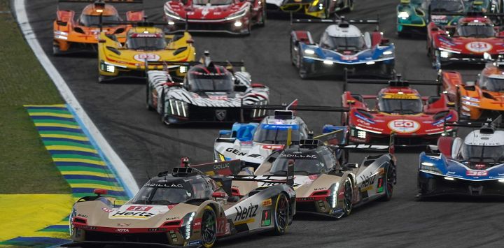 Imagen del piloto británico, Will Stevens, de Cadillac Hertz Team Jota, conduciendo el Cadillac V-Series.R durante las 6 Horas de Sao Paulo del Campeonato Mundial de Resistencia de la Federación Internacional del Automóvil (FIA WEC, por sus siglas en inglés), en el Autódromo José Carlos Pace, en la ciudad de Sao Paulo, Brasil.