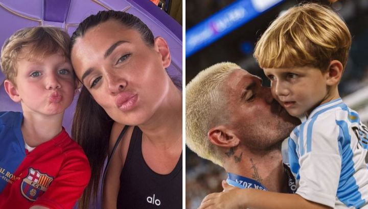 Bautista, el hijo de Rodrigo de Paul y Cami Homs, cumplió 5 años: "Me cuesta tenerte lejos en este día"