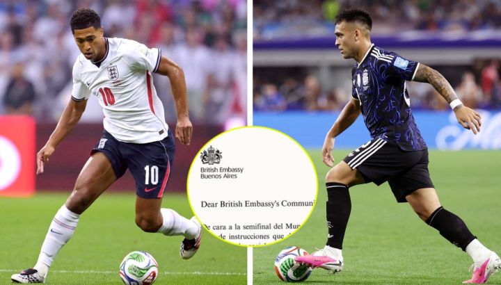 El singular mensaje de la Embajada Británica en Argentina antes del partido ante Inglaterra