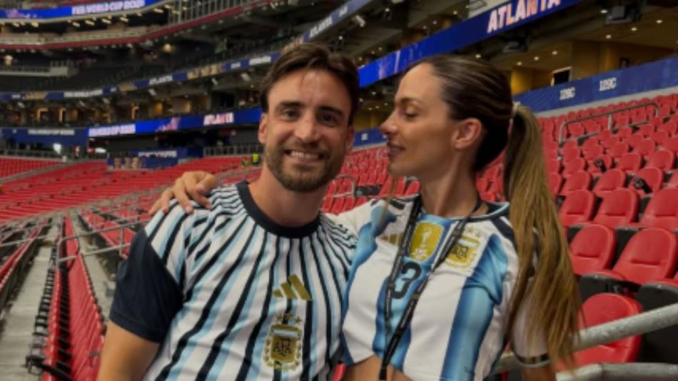 Nicolás Tagliafico y Caro Calvagni