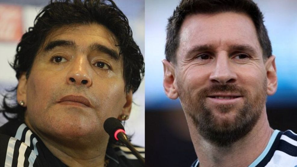 Diego Maradona y Lionel Messi 14072026