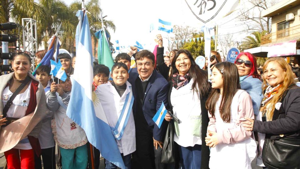 Fernando Espinoza en el Día de la Independencia