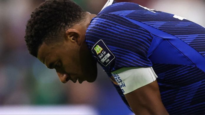 Kylian Mbappé en la eliminación de Francia