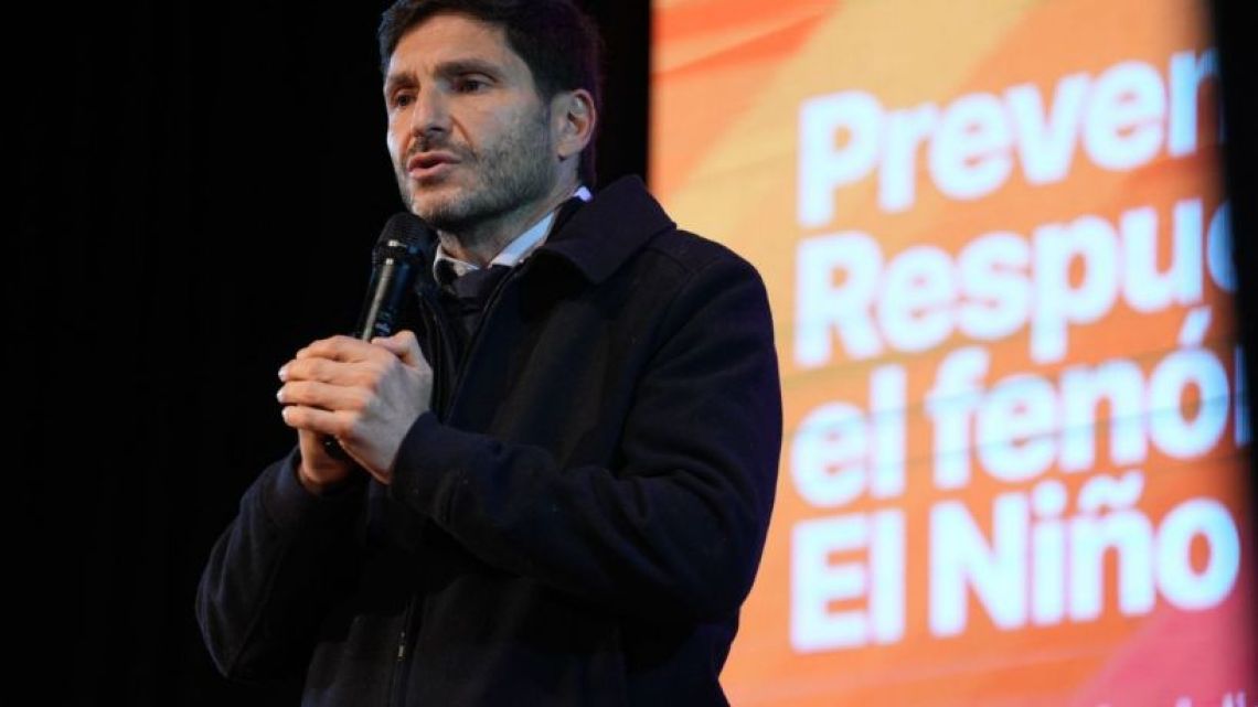 Pullaro sobre el impacto del Niño: Nos hemos ocupado de prepararnos para lo que pueda venir