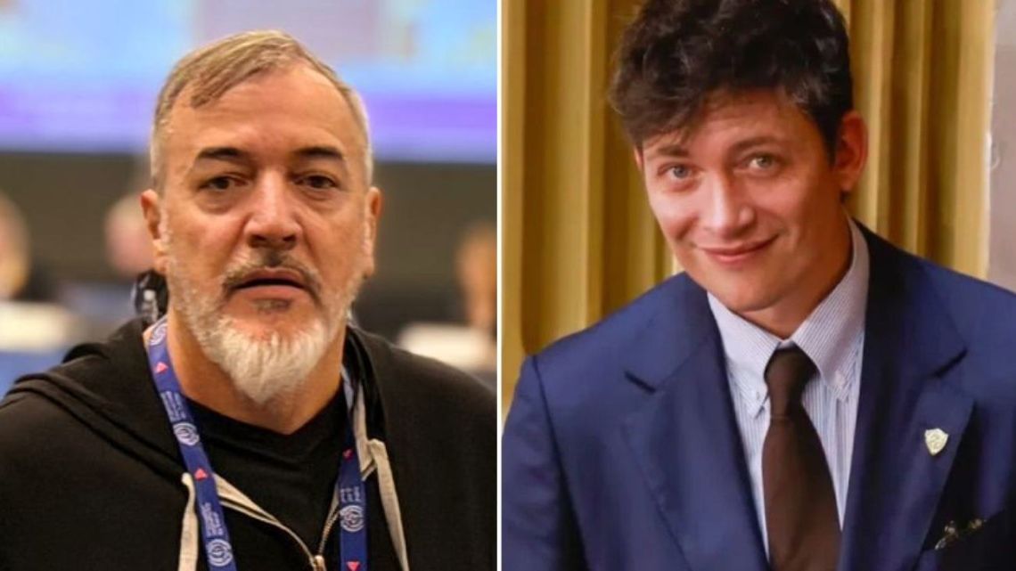 "Ni el loro" contra "¿Qué decís, loko?": el picante cruce entre Aguiar y Santiago Caputo por el asueto del partido