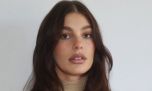 Camiseta albiceleste y falda con encaje: el look chic de Camila Morrone para alentar a la Argentina contra Inglaterra