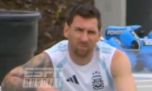 El video de un Messi pensativo en la previa del partido con Inglaterra