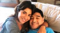 Gianinna Maradona y Diego Maradona